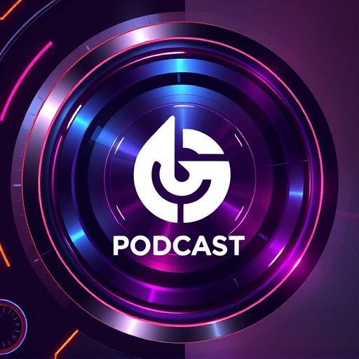 Cover art for 'Tech Forward' podcast featuring futuristic designs